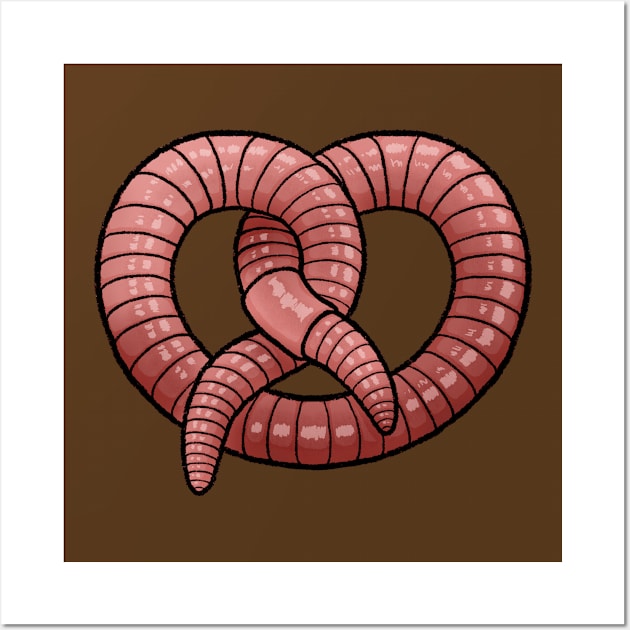 Worm Pretzel Wall Art by JenniferSmith